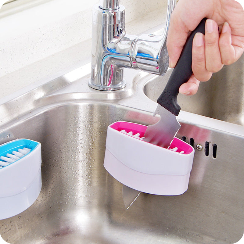 Suction Cup Kitchen Cleaning Brush