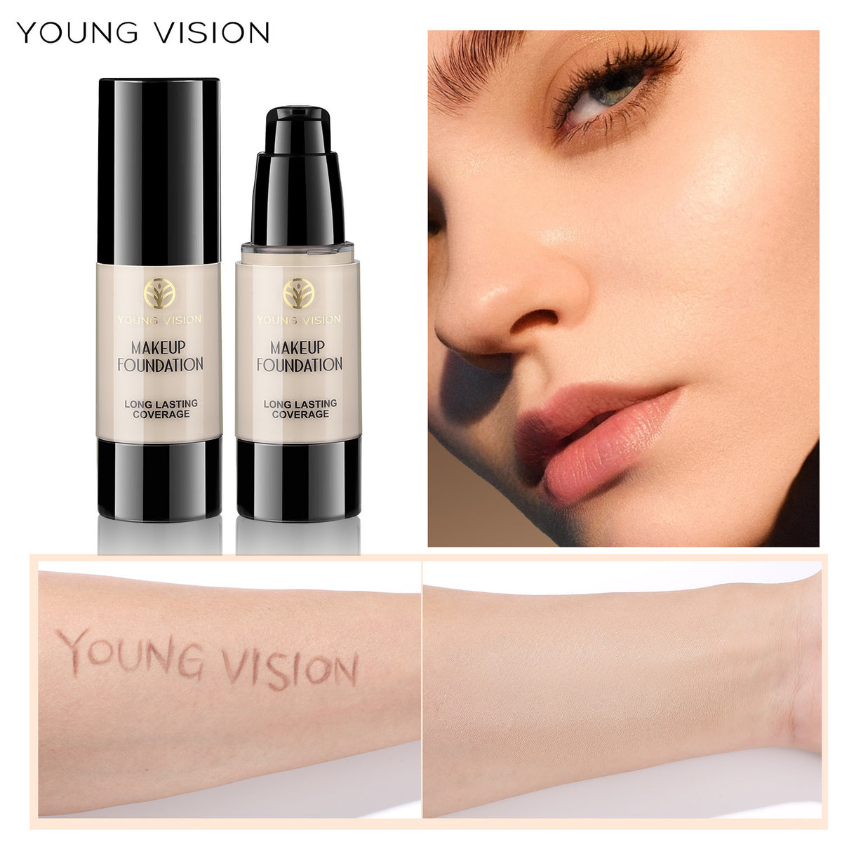 Matte Oil-Control Waterproof Liquid Foundation