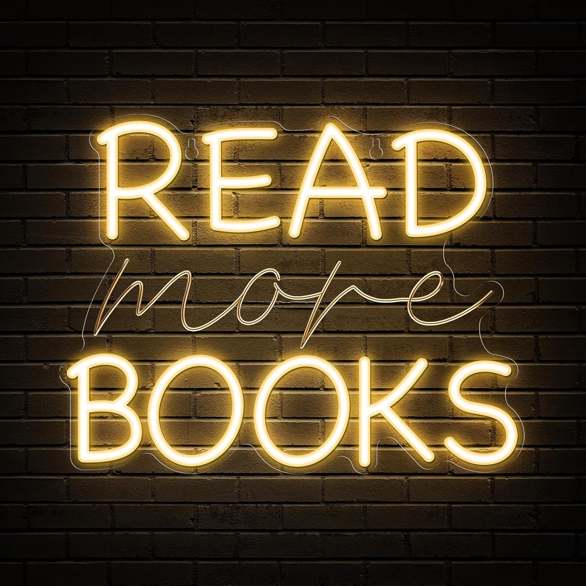 Dimmable LED Reading Neon Sign Wall Decor Light