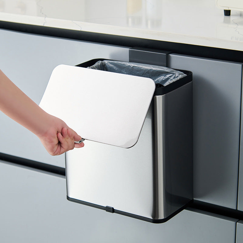 Stainless Steel Touch Sensitive Trash Can