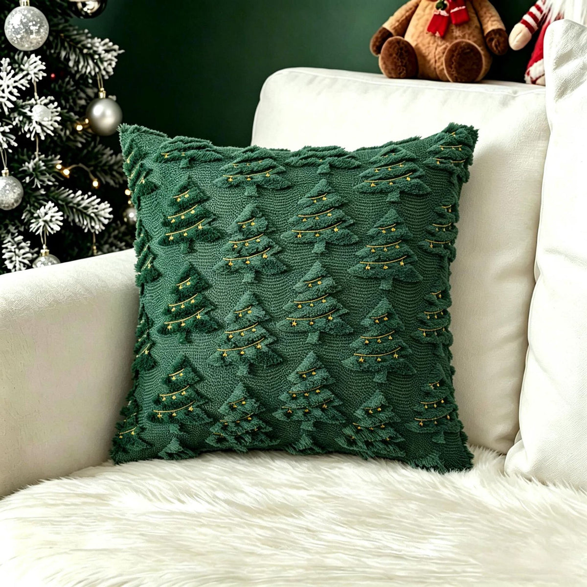 Christmas Retro Cushion Cover