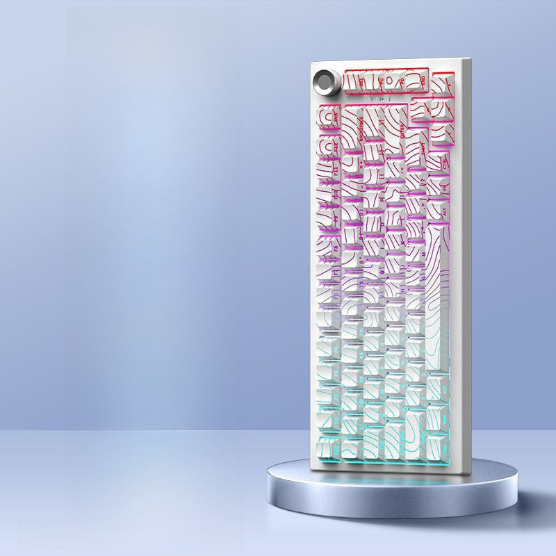 Side-mounted mechanical keyboard