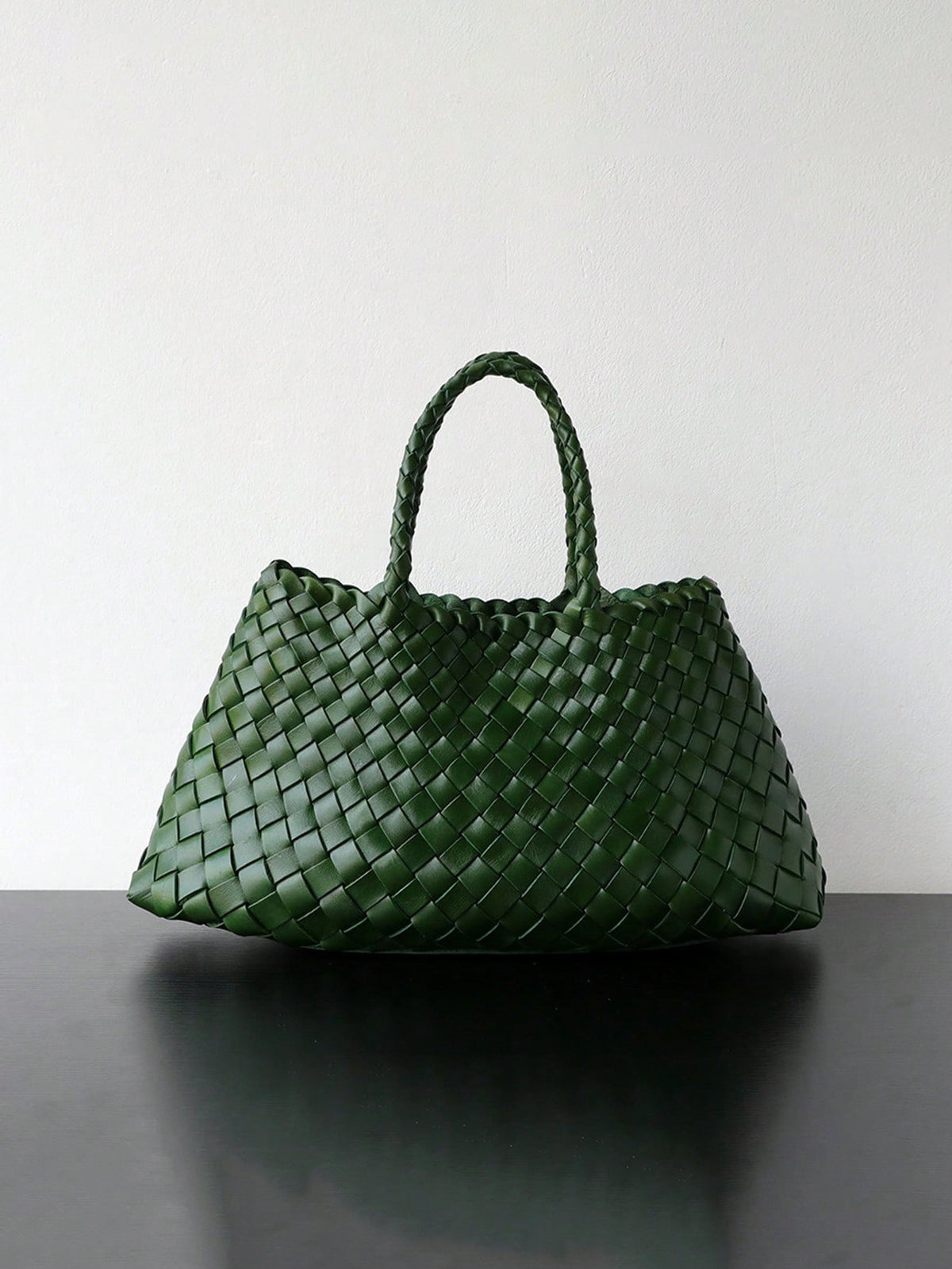 Woven Basket Handbag