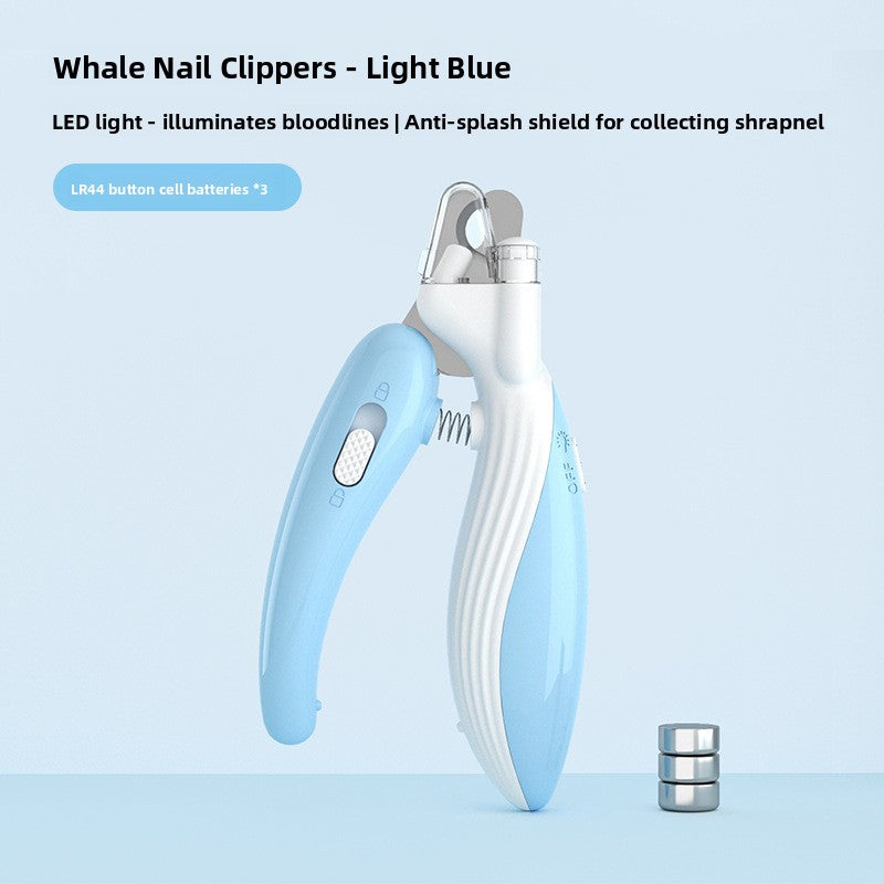 Pet Nail Clippers with Blood Line Light for Cats Dogs Rabbits