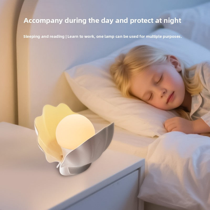 Rechargeable Silicone Shell Pearl Night Light for Kids