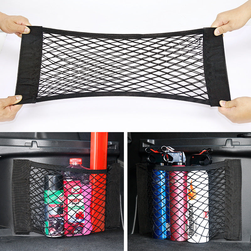 Car Trunk Organizer Net with Magic Tape