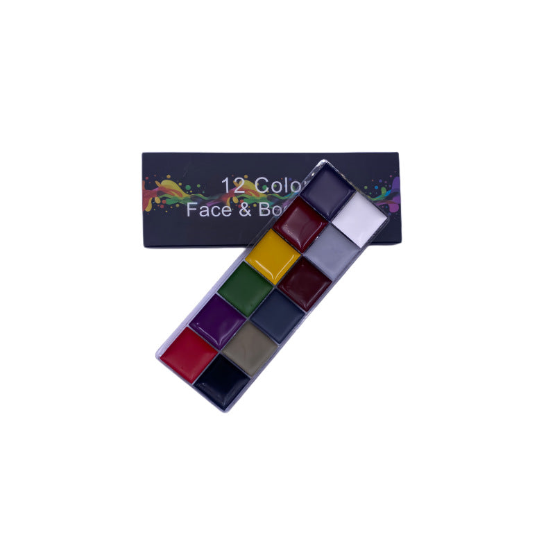 12-Color Body and Face Paint Set