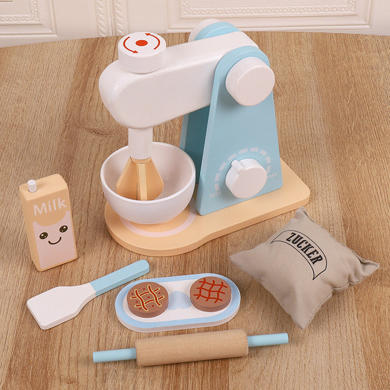Wooden Kids Pretend Play Kitchen Set