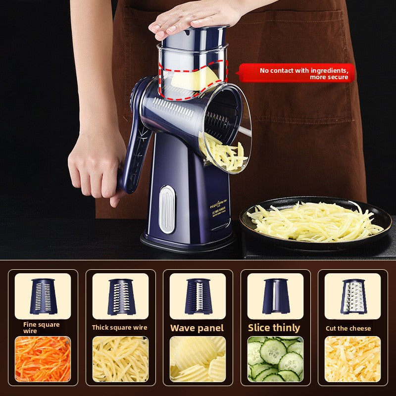 Household Multifunctional Drum Vegetable Slicer Grater
