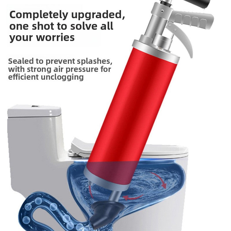 Toilet pipe dredge high pressure household sewer plugging tool