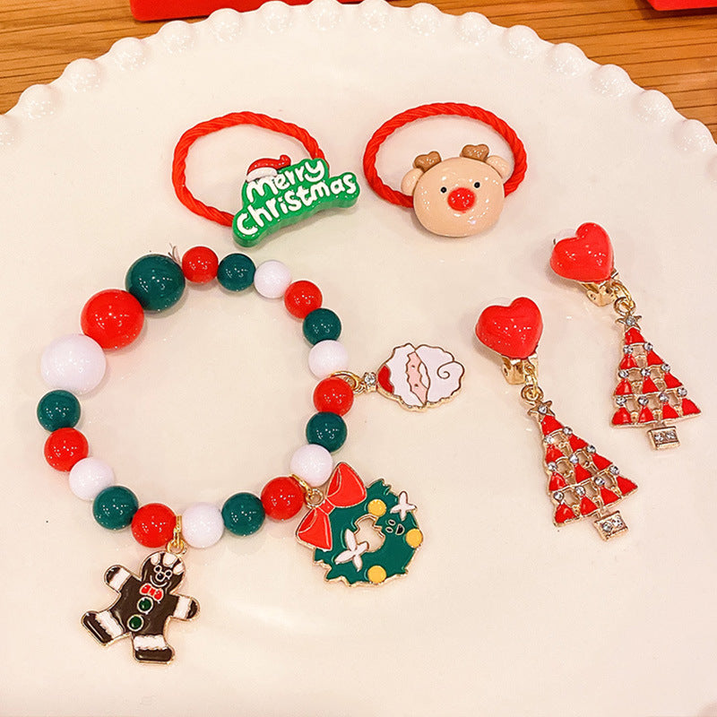 Christmas Themed Childrens Bracelet Set