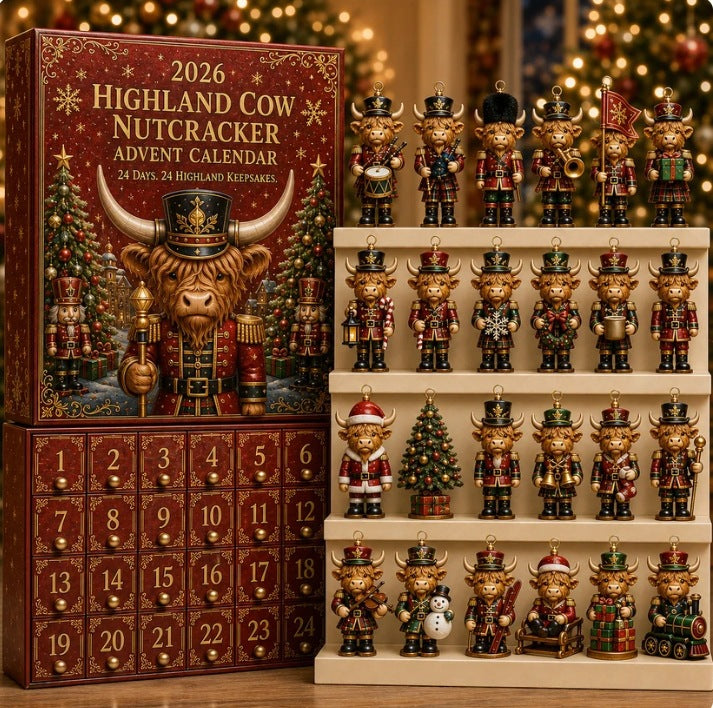 Christmas Advent Calendar Acrylic Blind Box Decoration Collectible Toy