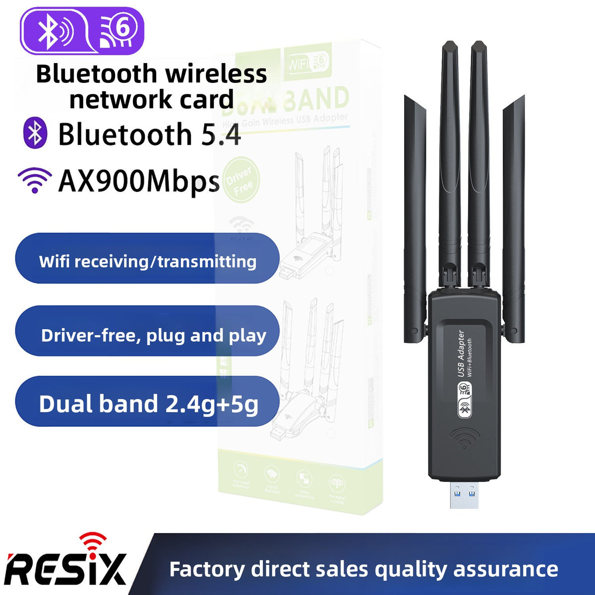 1300Mbps Dual-Band USB WiFi Adapter