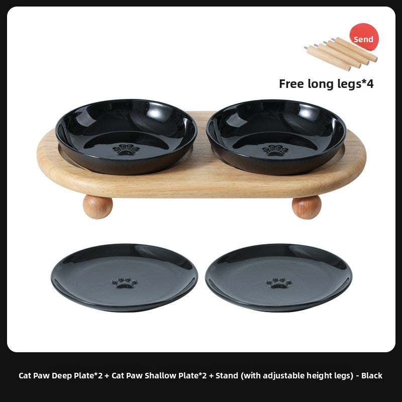 Ceramic Silicone Mat Non-Slip Cat Dog Feeding Bowl