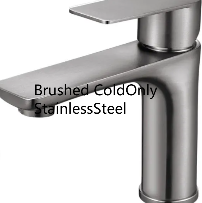 Stainless Steel Bathroom Sink Faucet