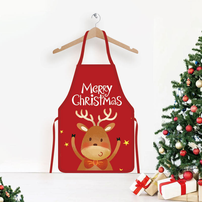 Christmas Printed Apron for Home and Party