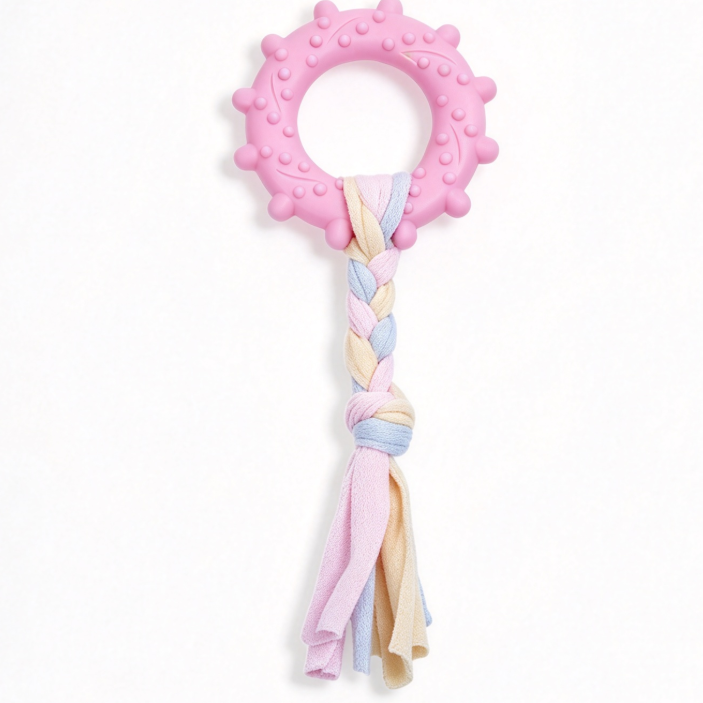 Durable Dog Chew Toy with Rope