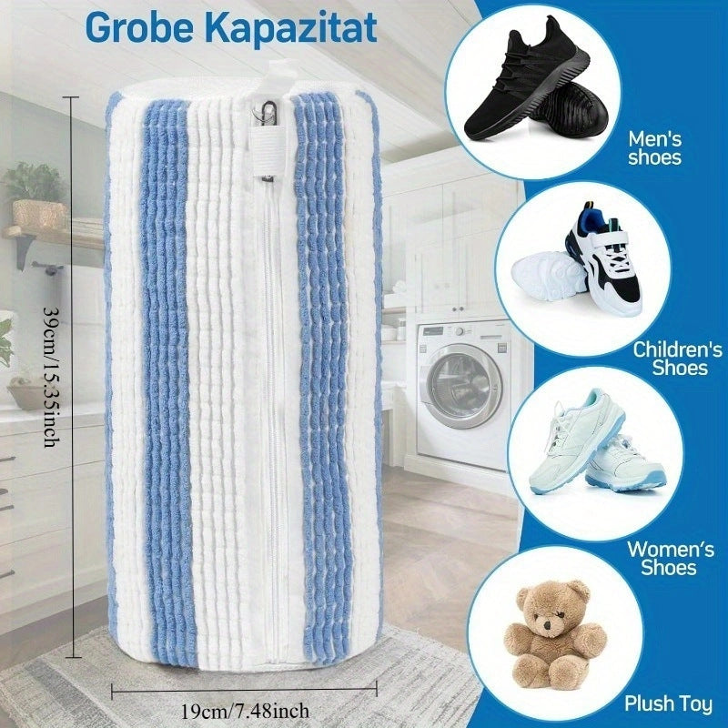 Portable Shoe Cleaning Bag with Zipper