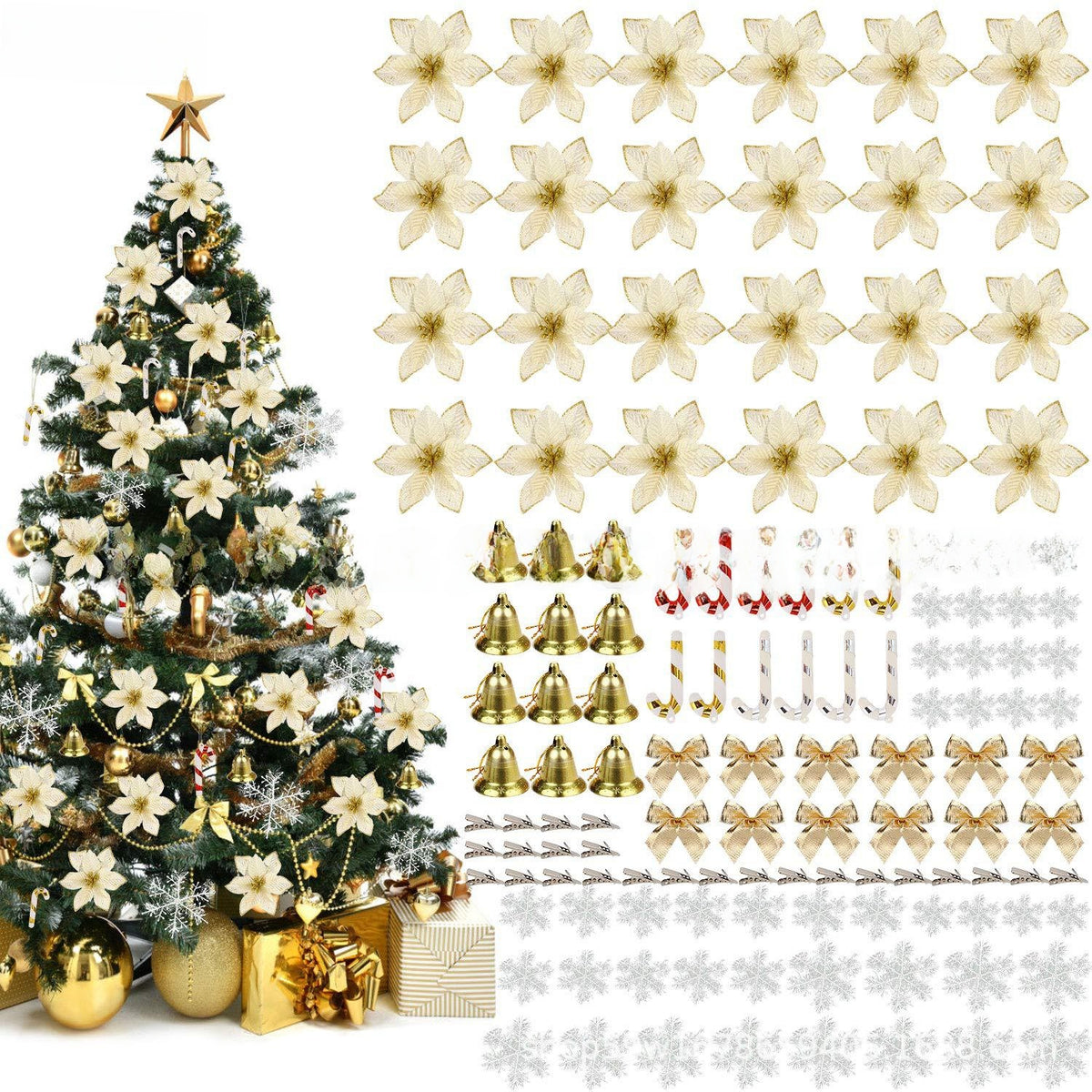 120 Pcs Christmas Tree Decoration
