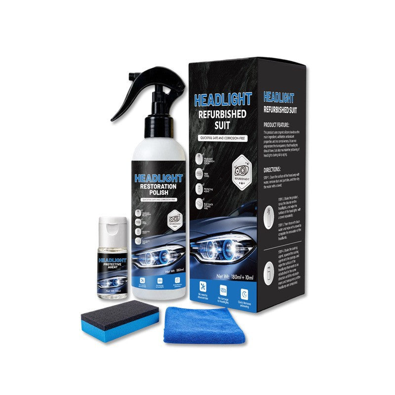 Headlight Restoration Agent for Yellowing Repair and Lens Brightening