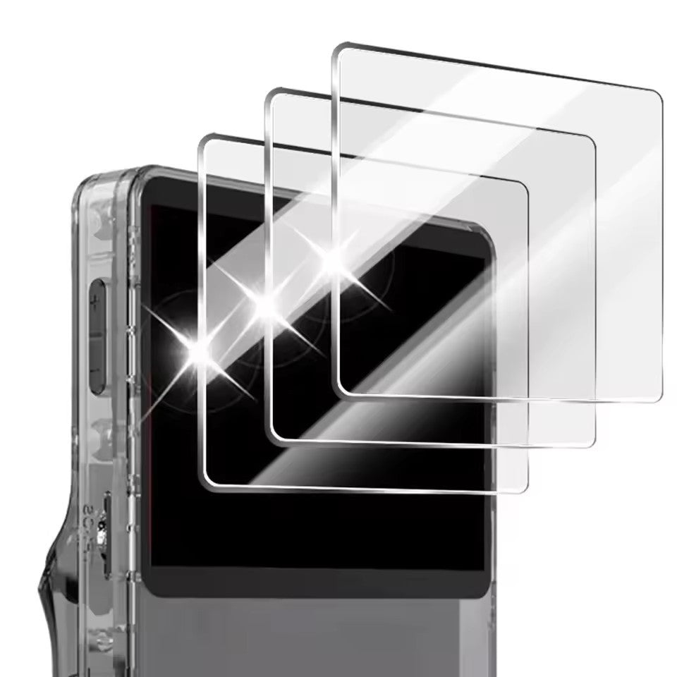Tempered Glass Screen Protector for R36S R35S RGB20S Gaming Console with Case and Caps