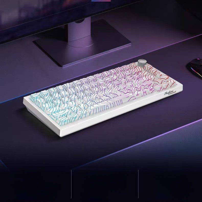 Side-mounted mechanical keyboard