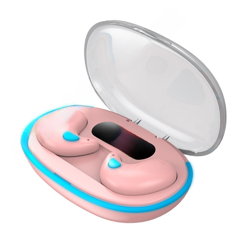 Wireless Bone Conduction Bluetooth Earphones with Digital Display