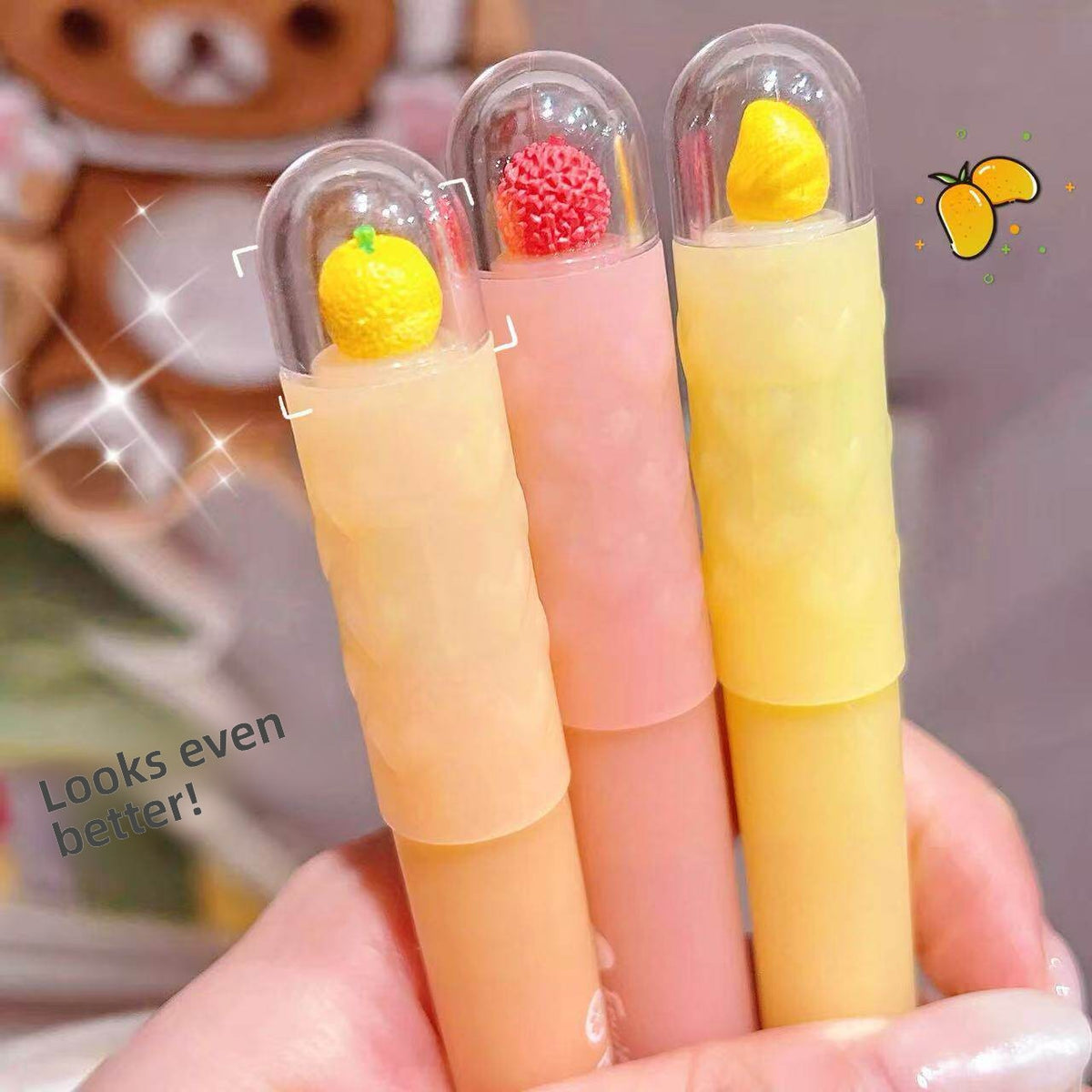 Fruit Scented Colorful Fluorescent Highlighter Set for Students