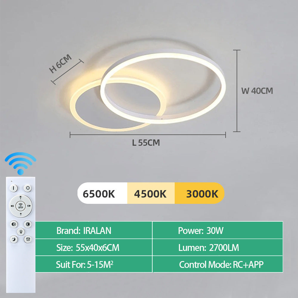 Round Creative Living Room Ceiling Light