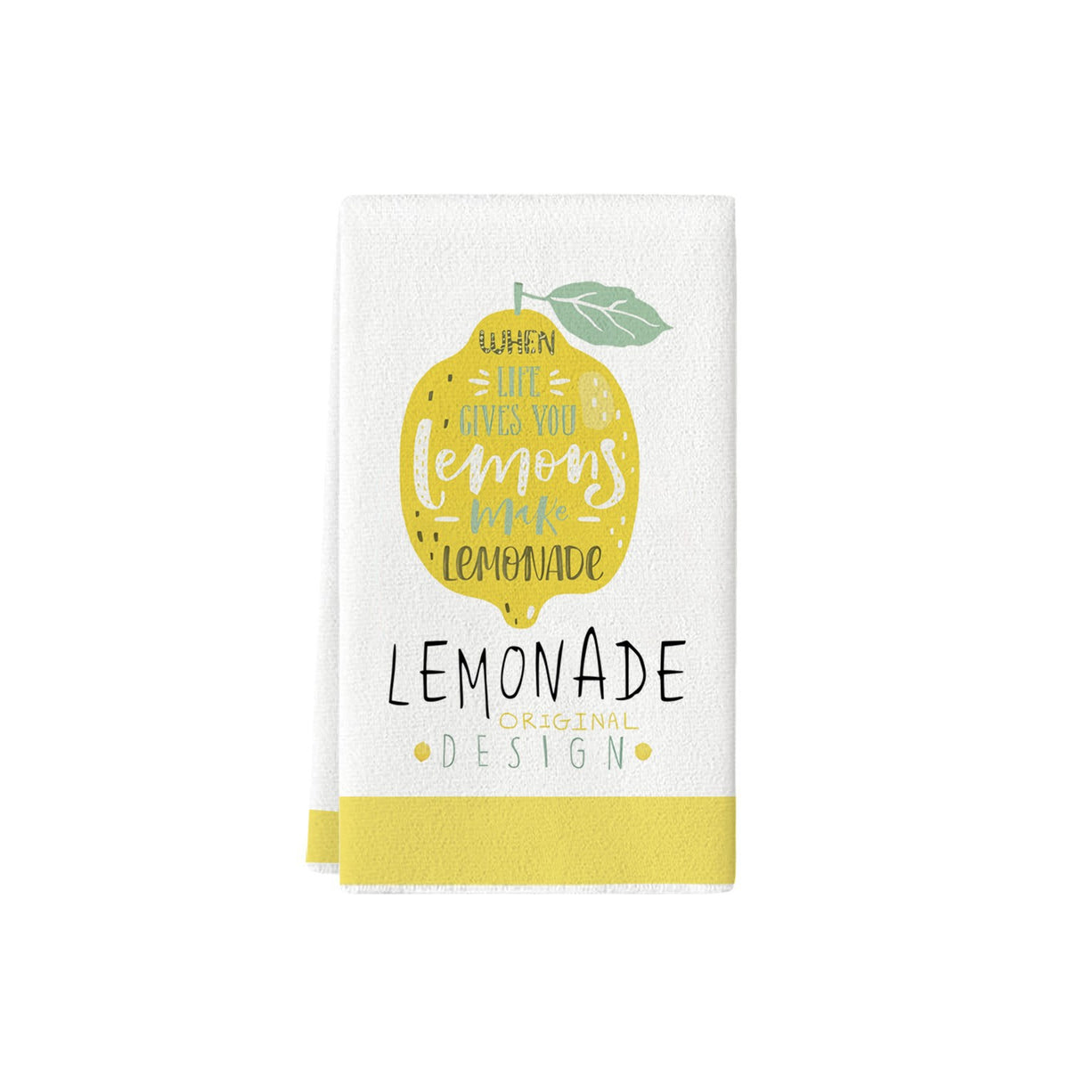 Lemon Print Microfiber Kitchen Towel
