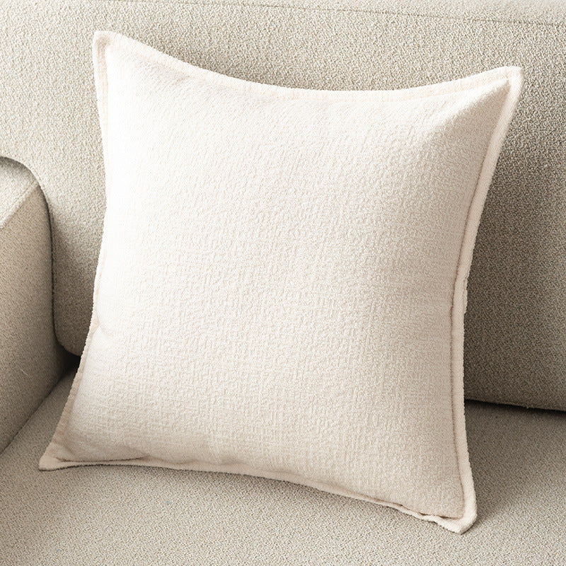 Solid Color Linen Sofa Cushion Cover