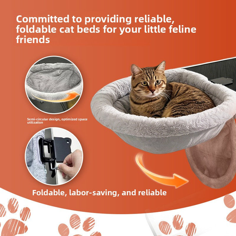 Foldable Desk Clip-On Cat Hammock Bed