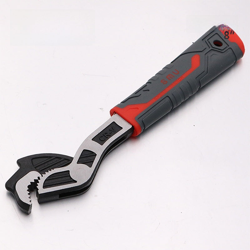 Quick self-locking wrench with large opening