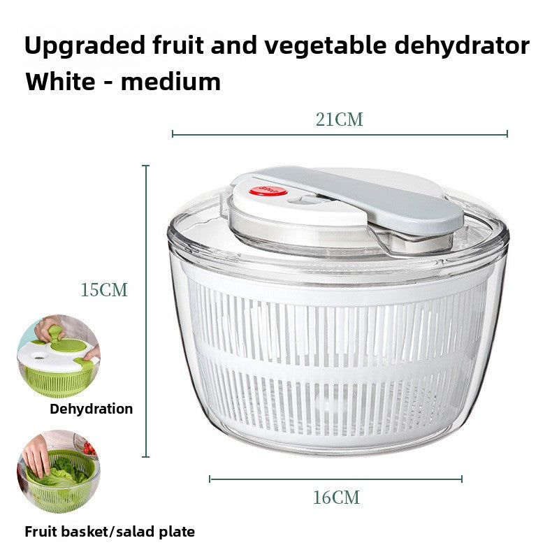 Household Press-Type Salad Spinner and Vegetable Washer