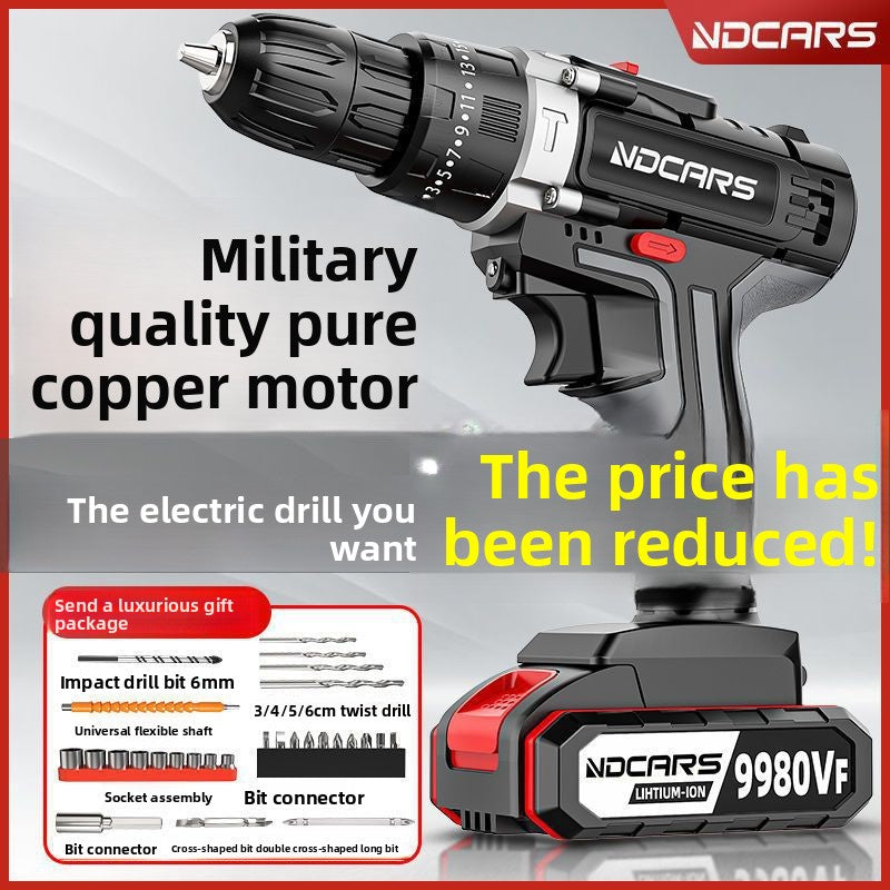 Lithium Cordless Drill Driver with Impact Function