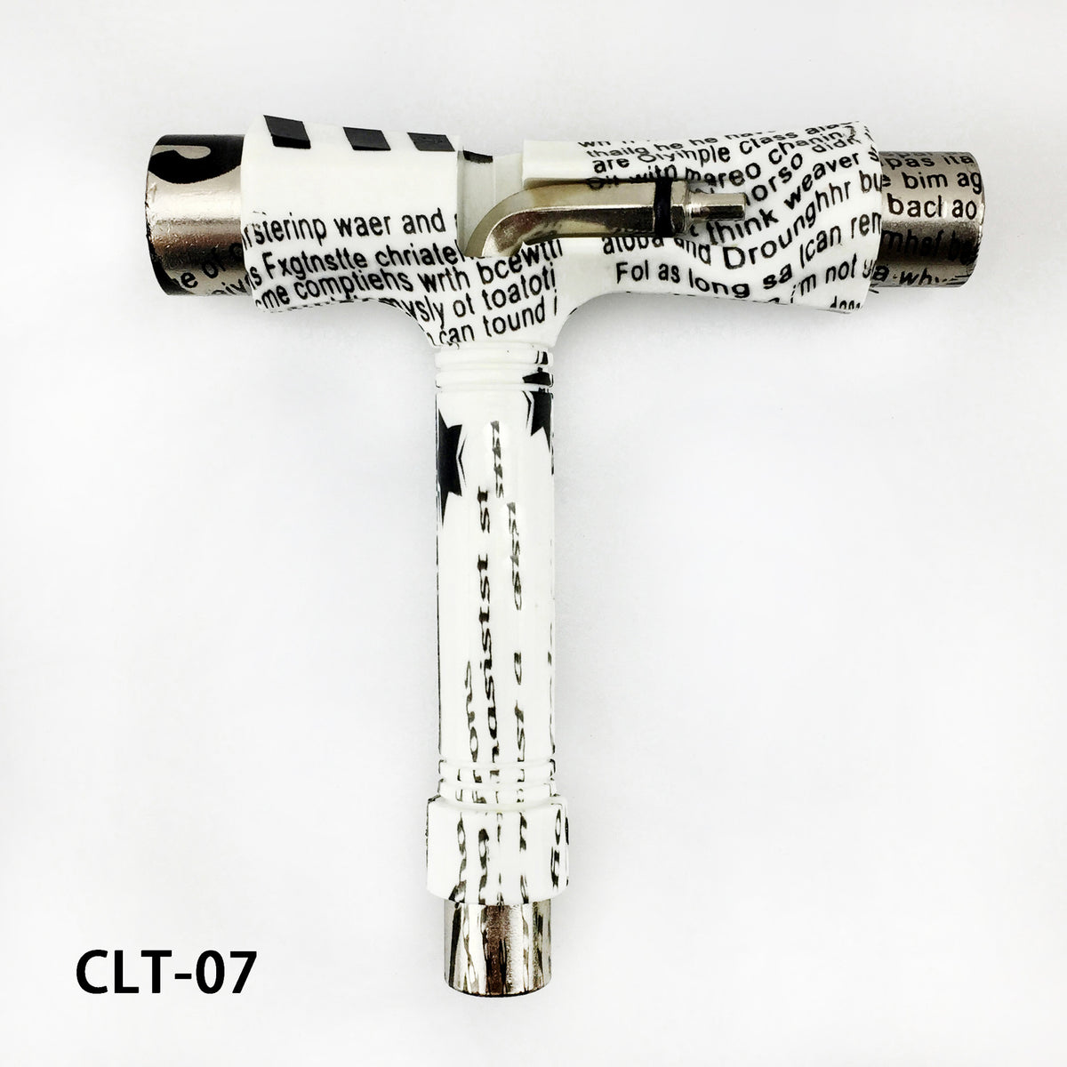 Multi-functional skateboard T-shaped tool