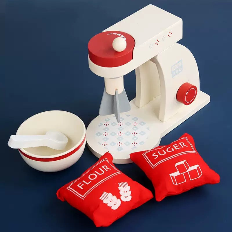 Wooden Kids Pretend Play Kitchen Set