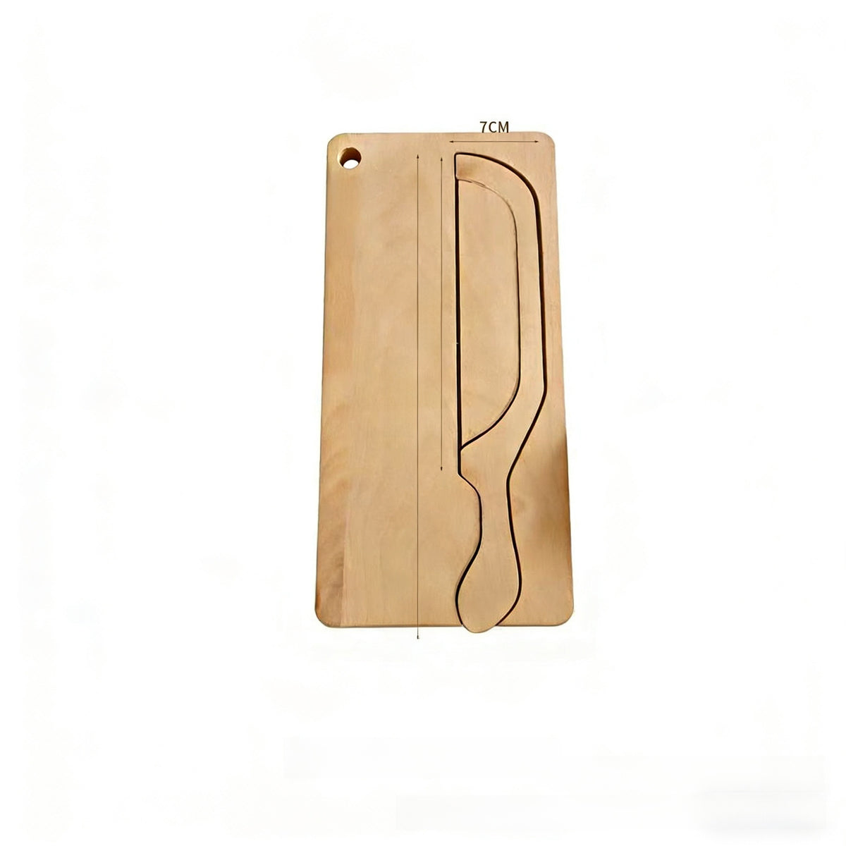 Wooden Bread Slicing Knife with Cutting Board