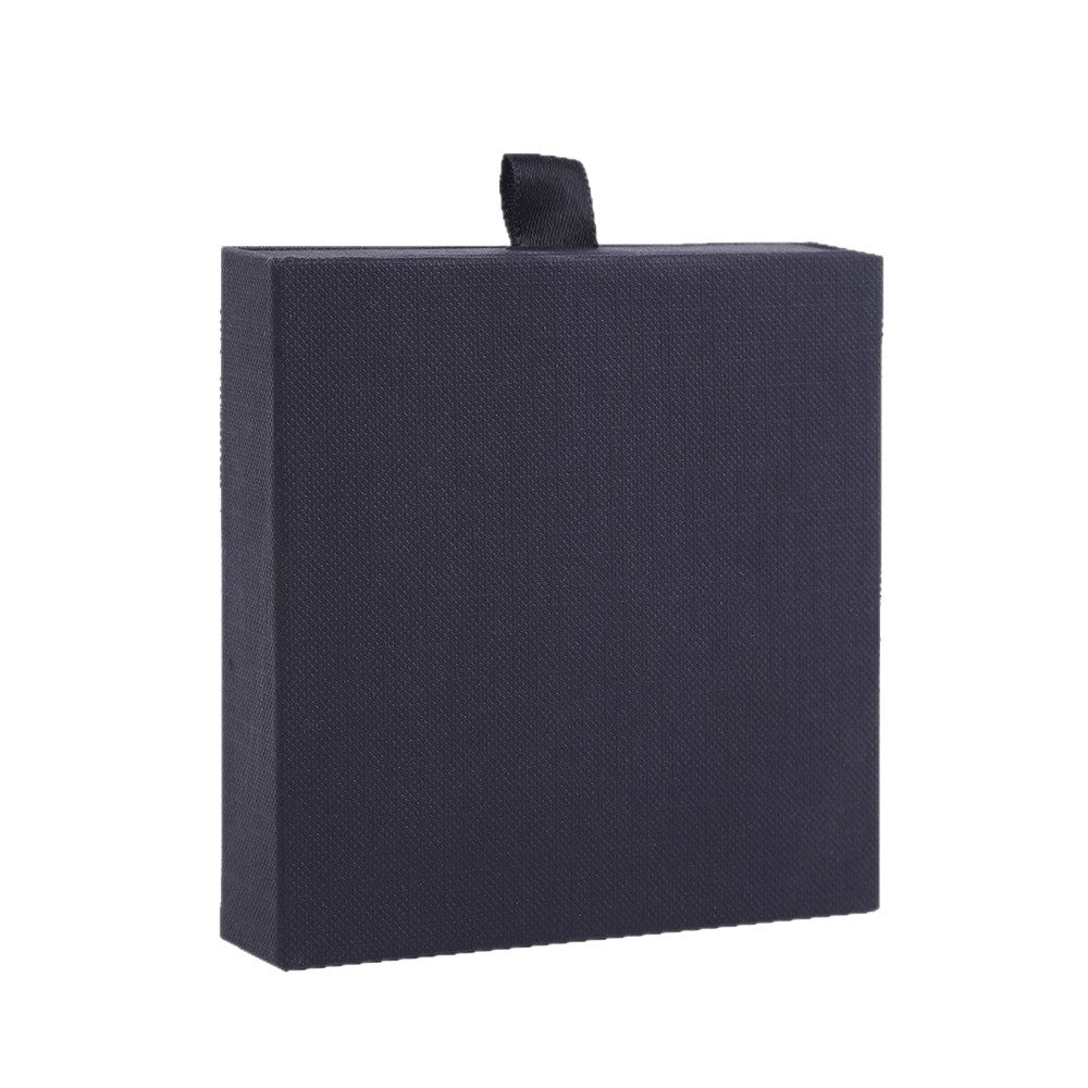 Solid Color Drawer Jewelry Storage Box with Velvet Lining for Earrings Rings Necklaces