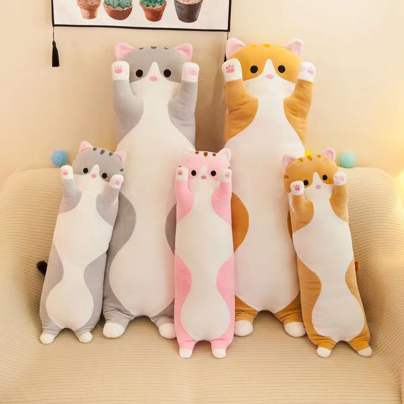 Long Cat Plush Pillow