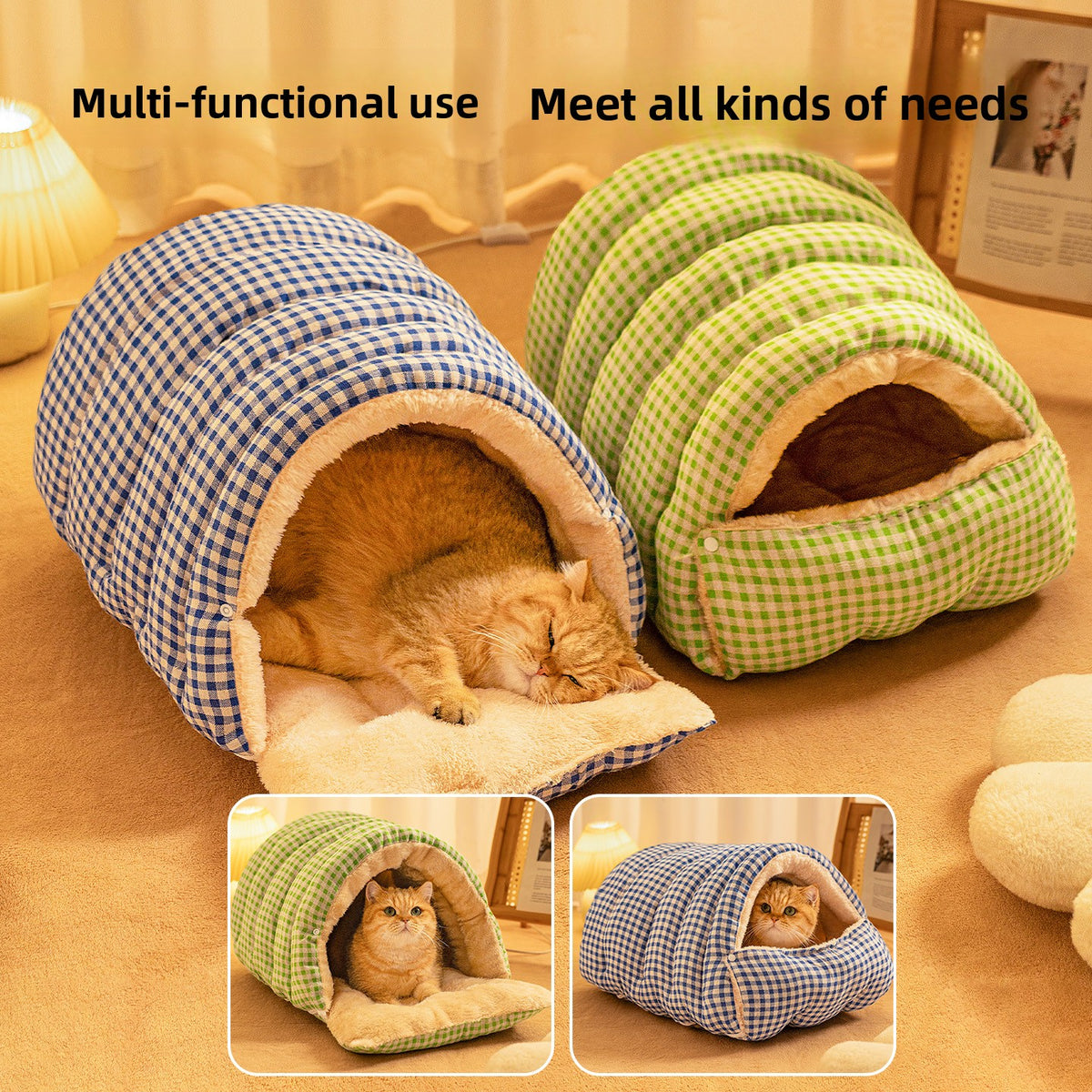 pet cave bed