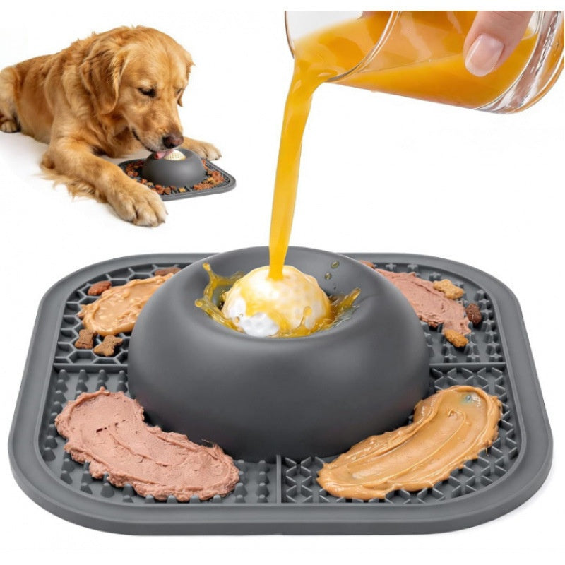 Non-Slip Silicone Pet Lick Bowl