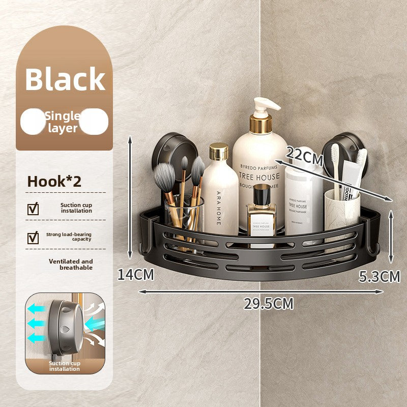 Suction Cup Bathroom Storage Shelf