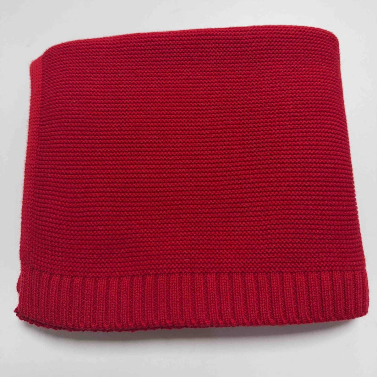 Pure Cotton Knitted Baby Stroller and Nap Blanket, Soft Sofa Throw