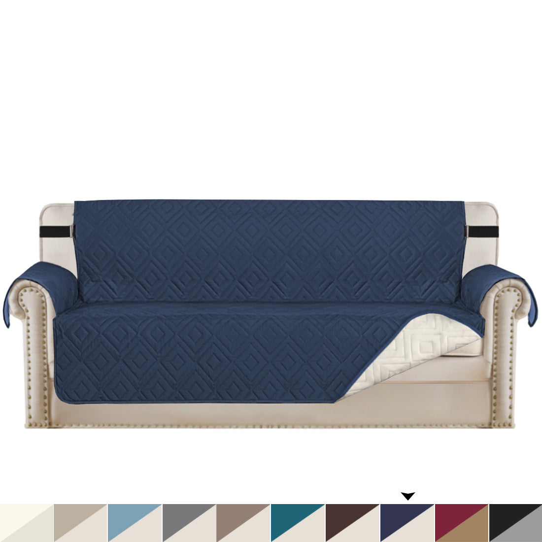 Anti-slip sofa cushion cover