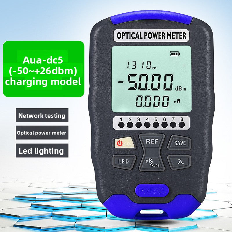 3-in-1 Optical Power Meter and RJ45 Tester
