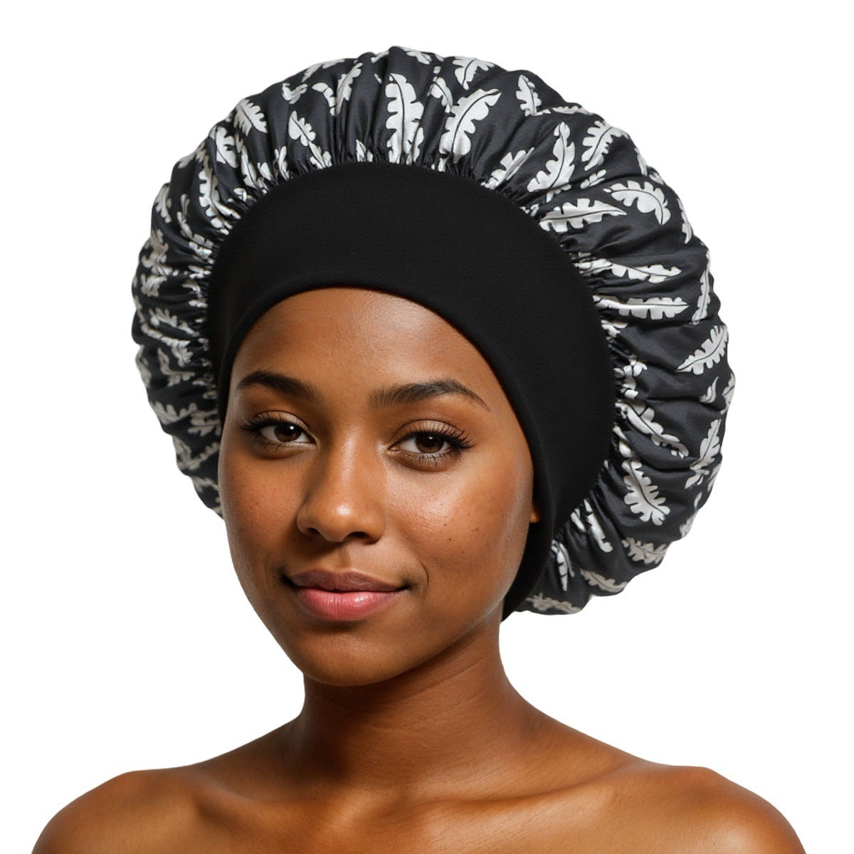 Satin Wide Brim Shower and Sleep Cap