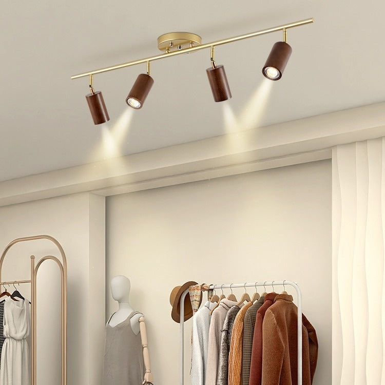 Wood Surface Mounted Track Lighting