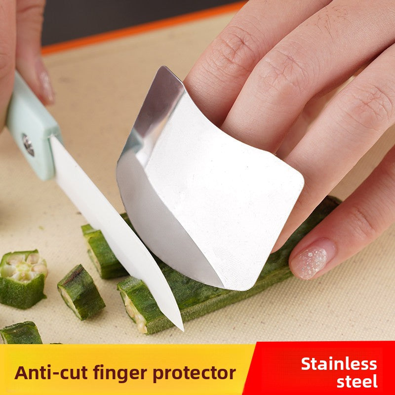 Stainless Steel Finger Protector Anti Cut Kitchen Safety Tool