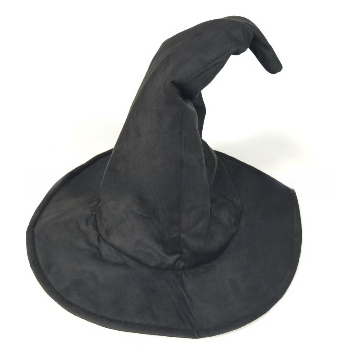 Velvet Witch Hat with Decorations for Halloween Party Costume Accessory